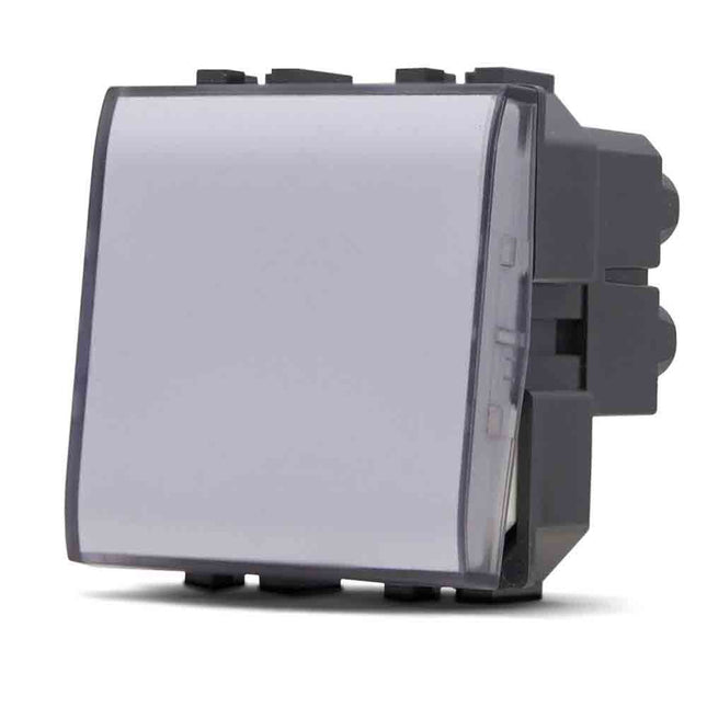 Pulsante portanome compatibile vimar plana targhetta campanello interruttore 2 moduli - enzoled