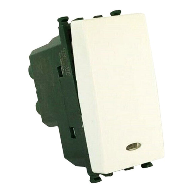 Pulsante con spia luminosa compatibile con vimar plana interruttore relè 10A 250V invertitore deviatore campanello - enzoled