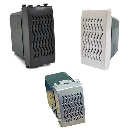Ronzatore compatibile con vimar plana per placca 3 moduli suoneria avvisatore acustico allarme - enzoled