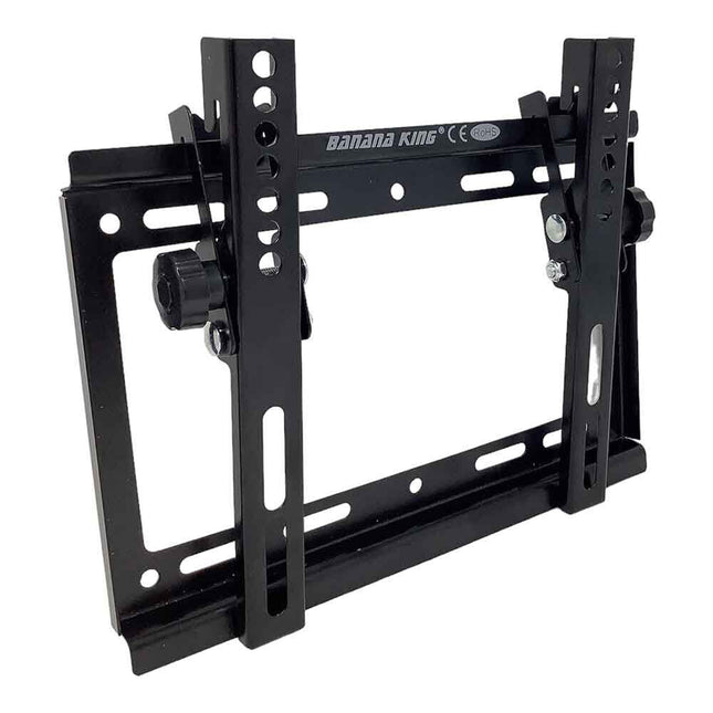 Staffa tv a parete fissa per tv monitor plasma da 14” a 42” inclinabile 15° supporto a muro televisore - enzoled