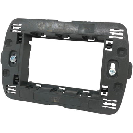 Supporto modulo per placche 3 posti compatibile con living light international cassetta 503 scatola per placchette interruttori - enzoled