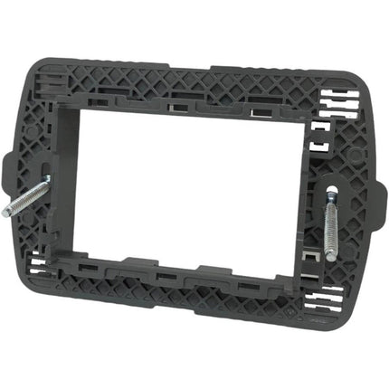 Supporto modulo per placche 3 posti compatibile con living light international cassetta 503 scatola per placchette interruttori - enzoled