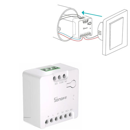 Sonoff Mini D controllo smart per luci accessi caldaia da remoto