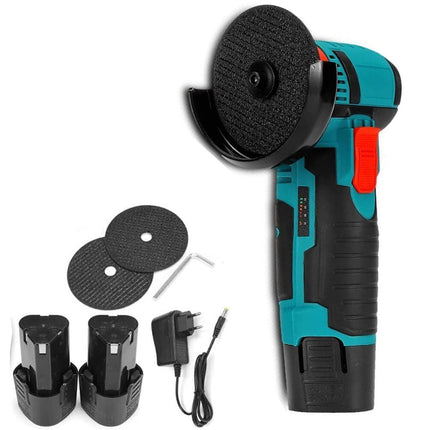 Mini flex 2 batterie 82v smerigliatrice ricaricabile 2 dischi 76mm