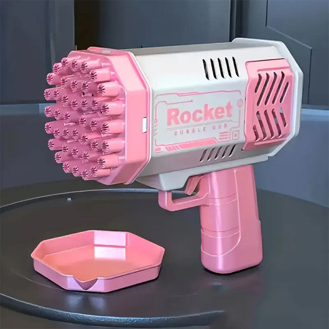 Mini mitragliatrice pistola spara bolle di sapone a batteria con luce enzoled