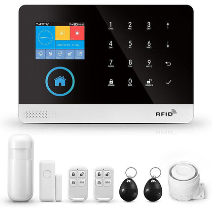 Sistema di allarme di sicurezza gsm antifurto wireless completo con app sms - enzoled