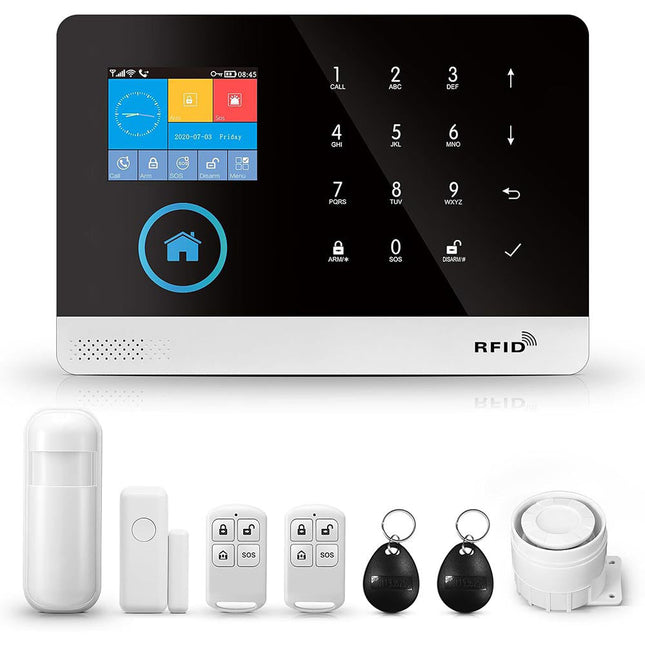 Sistema di allarme di sicurezza gsm antifurto wireless completo con app sms - enzoled