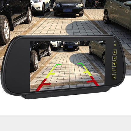 Monitor 7 specchietto retrovisore per auto camper comandi touch schermo LCD enzoled