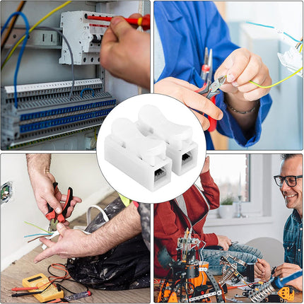 Set 36 morsetti a molla connettori per cavi elettrici collegamento in serie senza saldatura AC220V 5A per cablaggio elettrico - enzoled