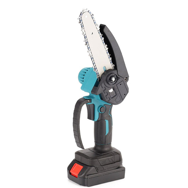 Motosega elettrica con oliatore doppia batteria 48V tagliarami 6'