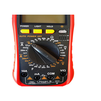 Multimetro digitale tester di tensione con puntali con display LCD