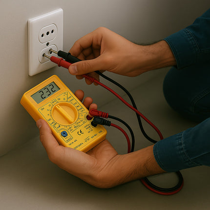 Multimetro digitale con display lcd tester tensione e corrente enzoled