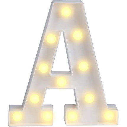 Lettere luminose a led alfabeto dalla A alla Z luminoso per decorazione casa compleanni nozze festa bar eventi luce calda - enzoled