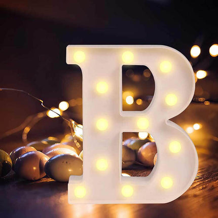 Lettere luminose a led alfabeto dalla A alla Z luminoso per decorazione casa compleanni nozze festa bar eventi luce calda - enzoled