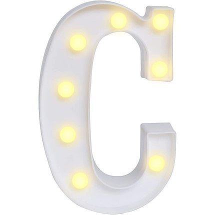 Lettere luminose a led alfabeto dalla A alla Z luminoso per decorazione casa compleanni nozze festa bar eventi luce calda - enzoled