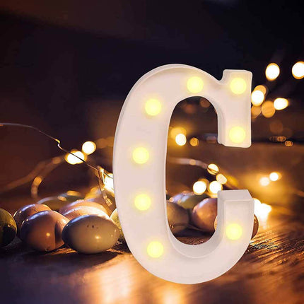 Lettere luminose a led alfabeto dalla A alla Z luminoso per decorazione casa compleanni nozze festa bar eventi luce calda - enzoled