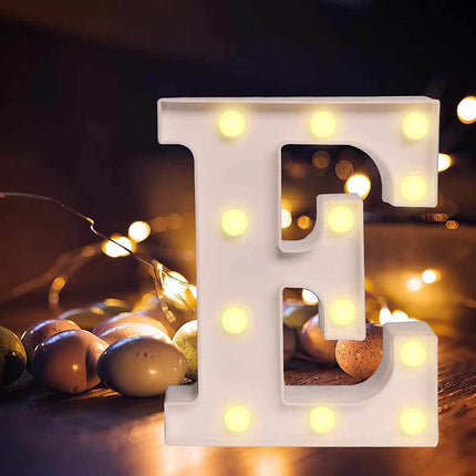 Lettere luminose a led alfabeto dalla A alla Z luminoso per decorazione casa compleanni nozze festa bar eventi luce calda - enzoled