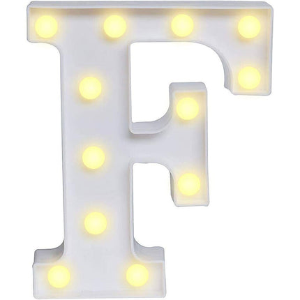 Lettere luminose a led alfabeto dalla A alla Z luminoso per decorazione casa compleanni nozze festa bar eventi luce calda - enzoled