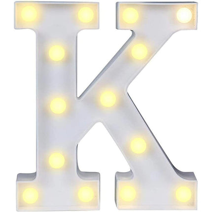 Lettere luminose a led alfabeto dalla A alla Z luminoso per decorazione casa compleanni nozze festa bar eventi luce calda - enzoled
