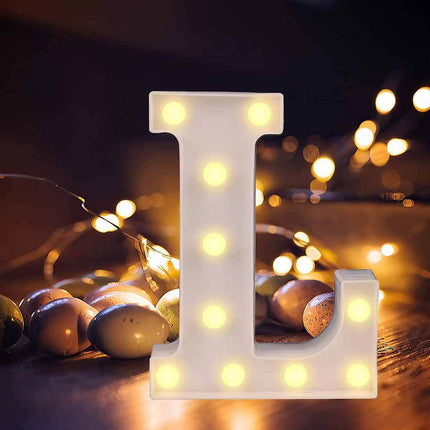 Lettere luminose a led alfabeto dalla A alla Z luminoso per decorazione casa compleanni nozze festa bar eventi luce calda - enzoled