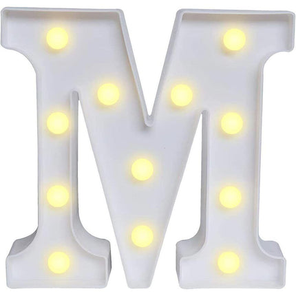 Lettere luminose a led alfabeto dalla A alla Z luminoso per decorazione casa compleanni nozze festa bar eventi luce calda - enzoled