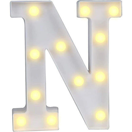 Lettere luminose a led alfabeto dalla A alla Z luminoso per decorazione casa compleanni nozze festa bar eventi luce calda - enzoled