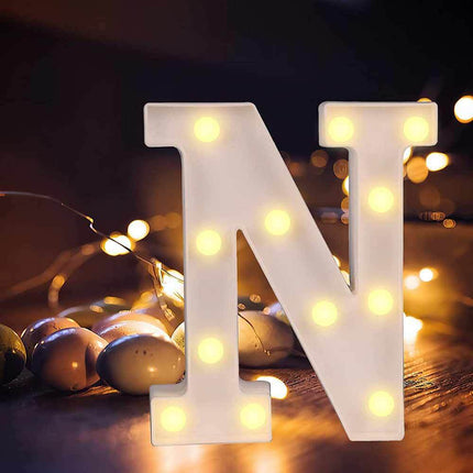 Lettere luminose a led alfabeto dalla A alla Z luminoso per decorazione casa compleanni nozze festa bar eventi luce calda - enzoled