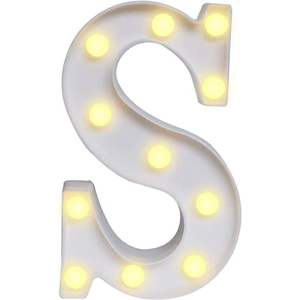 Lettere luminose a led alfabeto dalla A alla Z luminoso per decorazione casa compleanni nozze festa bar eventi luce calda - enzoled