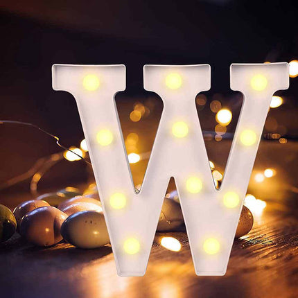 Lettere luminose a led alfabeto dalla A alla Z luminoso per decorazione casa compleanni nozze festa bar eventi luce calda - enzoled