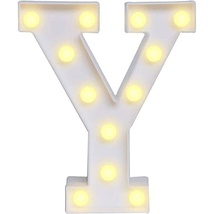 Lettere luminose a led alfabeto dalla A alla Z luminoso per decorazione casa compleanni nozze festa bar eventi luce calda - enzoled
