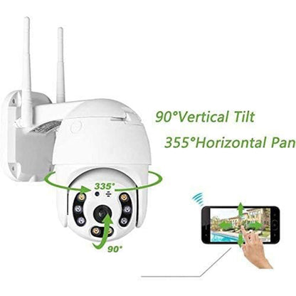 Telecamera dome WI-FI motorizzata con led da esterno full hd da esterno con zoom app Yoosee  5 Ghz - enzoled
