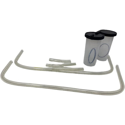 Kit spurgo Liquido di Freni e Frizione Tester Pompa da Vuoto Manuale per Auto e Moto con adattatori - enzoled