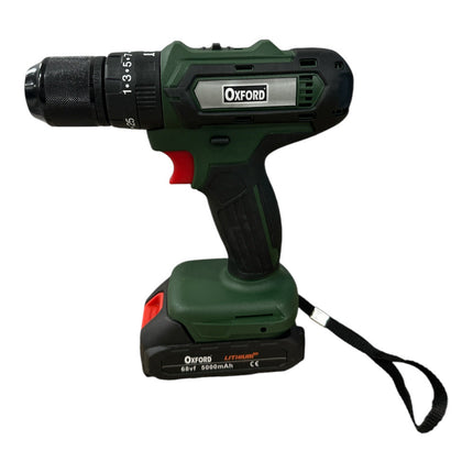 Trapano ad impatto ricaricabile cordless doppia batteri 68V mandrino in metallo 13 mm 2 velocità 18 accessori in valigetta - enzoled