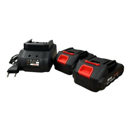 Trapano ad impatto ricaricabile cordless doppia batteri 68V mandrino in metallo 13 mm 2 velocità 18 accessori in valigetta - enzoled