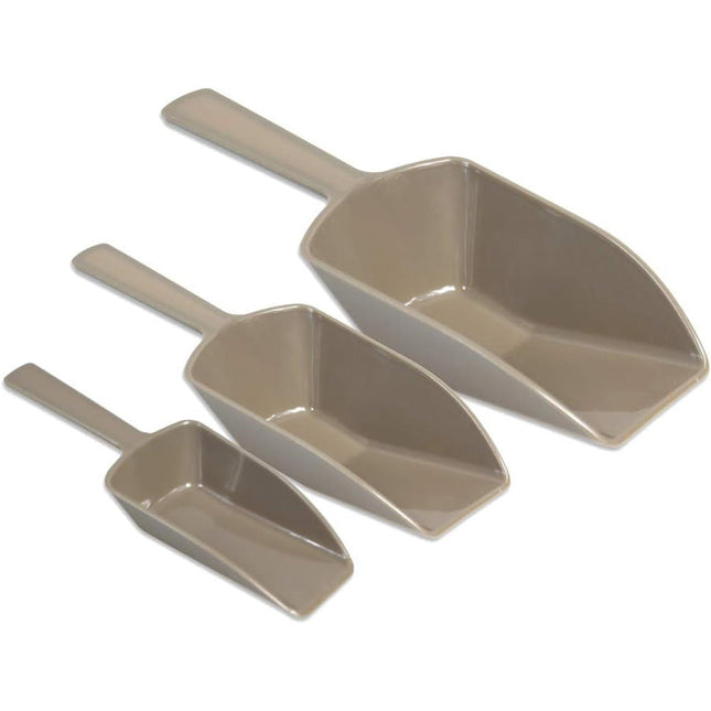 Paletta per ghiacco 3 pezzi in plastica pala dosa alimenti per caramelle dolci pop corn buffet bar ristorante paletta versa ghiaccio bartender - enzoled