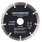Disco diamantato segmentato180 mm 125  mm 115 mm per tagliapiastrelle smerigliatrice flex lama da taglio piastrelle granito ceramica - enzoled