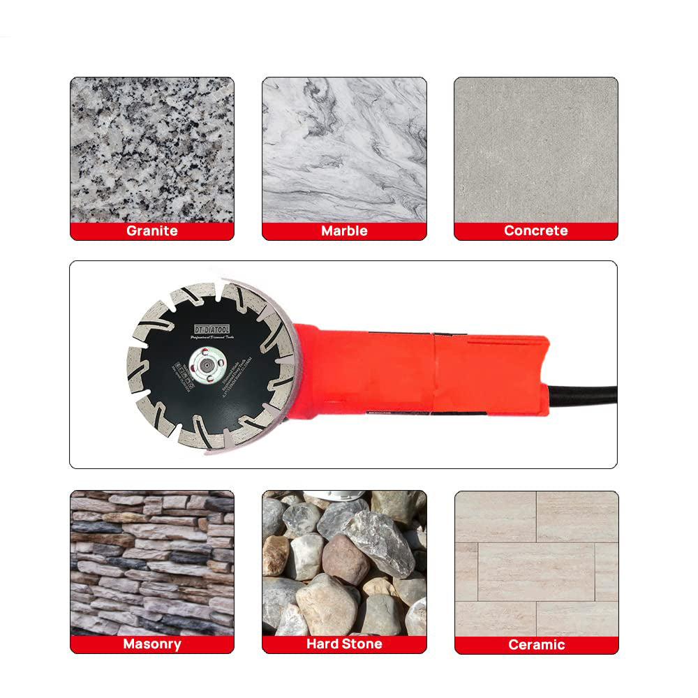 Disco diamantato segmentato180 mm 125  mm 115 mm per tagliapiastrelle smerigliatrice flex lama da taglio piastrelle granito ceramica - enzoled