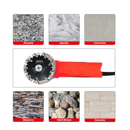 Disco diamantato segmentato180 mm 125  mm 115 mm per tagliapiastrelle smerigliatrice flex lama da taglio piastrelle granito ceramica - enzoled