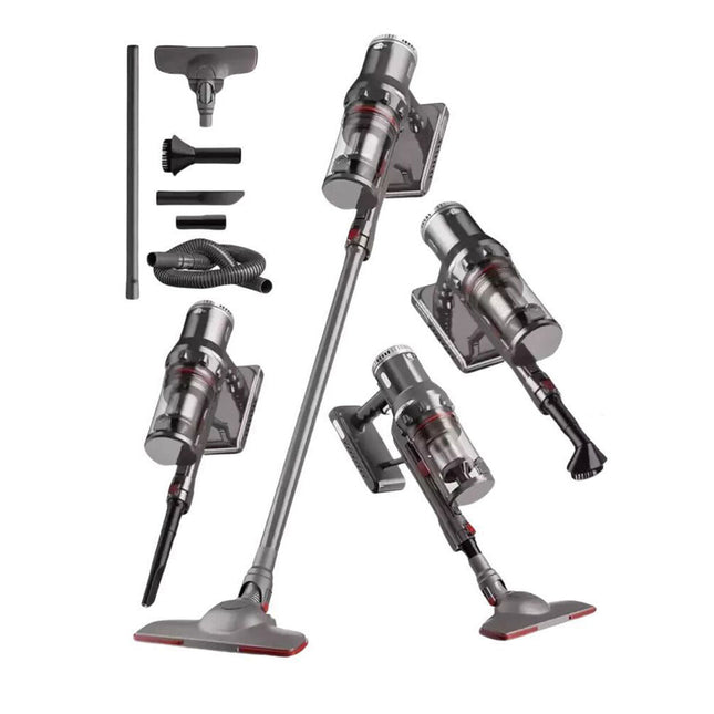 Aspirapolvere ricaricabile senza sacchetto con vari accessori scopa elettrice senza filo per casa auto 600 watt - enzoled