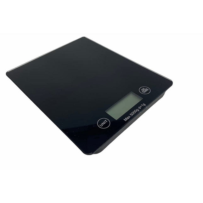 Bilancia digitale da cucina per alimenti slim con display lcd per gr kg lb ml OZ da 1gr a 5kg - enzoled