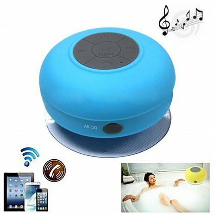 Cassa bluetooth ricaricabile impermeabile speaker altoparlante con microfono per doccia con ventosa - enzoled