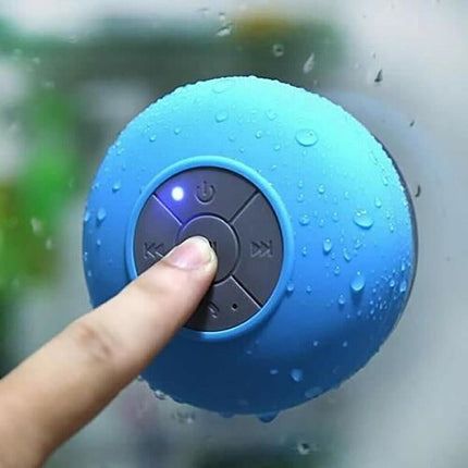 Cassa bluetooth ricaricabile impermeabile speaker altoparlante con microfono per doccia con ventosa - enzoled