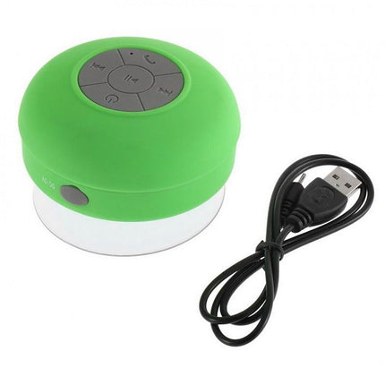 Cassa bluetooth ricaricabile impermeabile speaker altoparlante con microfono per doccia con ventosa - enzoled