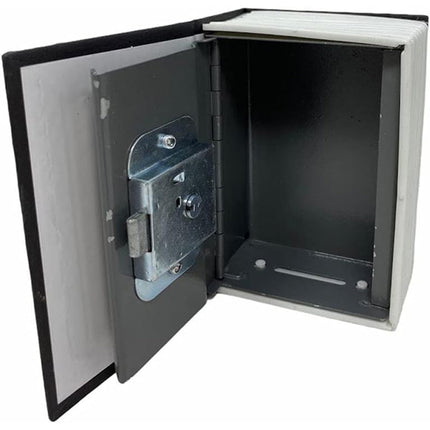 Cassaforte di sicurezza a forma di dizionario 114x80x45 mm cassetta portavalore in metallo 2 chiavi - enzoled