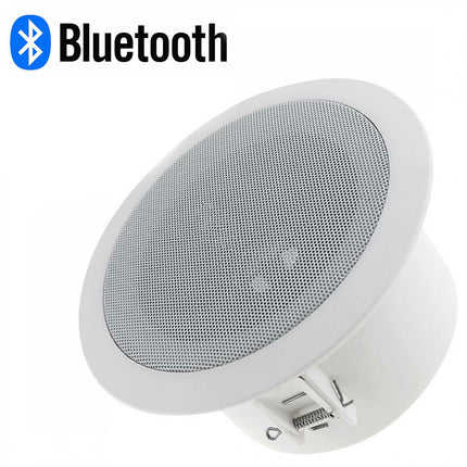 Coppia di casse bluetooth amplificate da incasso per filodiffusione cassa altoparlante 15watt per soffitto 8 Ohms - enzoled