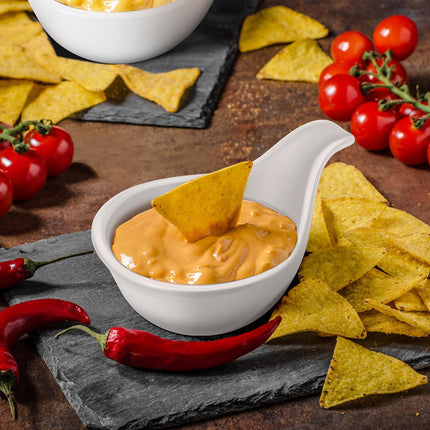 Set 3 ciotole a cucchiaio in ceramica per aperitivi snack ciotoline per salse finger food - enzoled