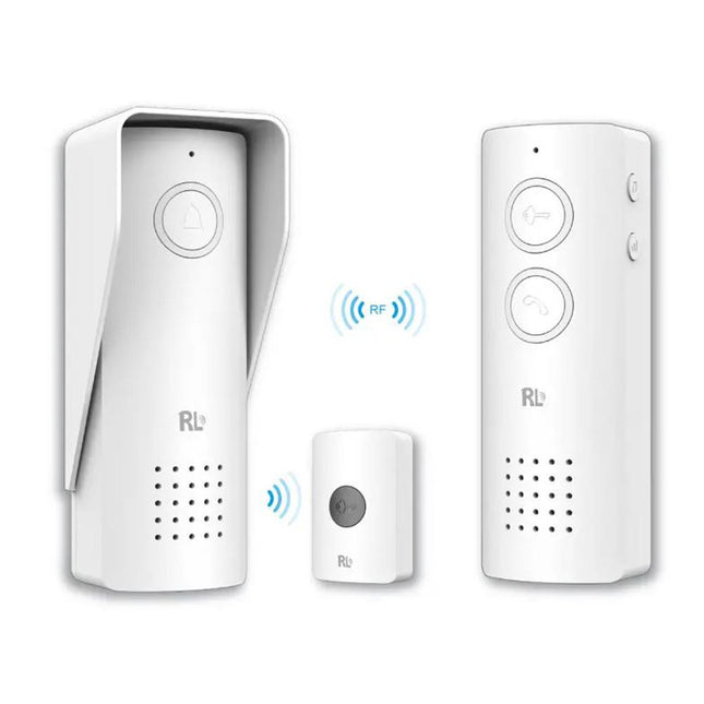 Citofono wireless senza fili monofamiliare con funziona apri porta campanello per casa 300 metri 8 suonerie - enzoled