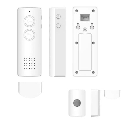 Citofono wireless senza fili monofamiliare con funziona apri porta campanello per casa 300 metri 8 suonerie - enzoled