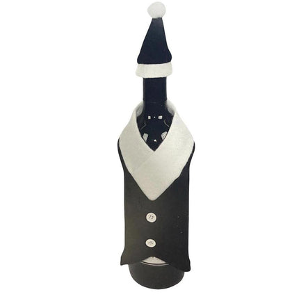 2 copribottiglia per Bottiglie di Vino Spumante Champagne Abito Uomo Classico Matrimonio - enzoled