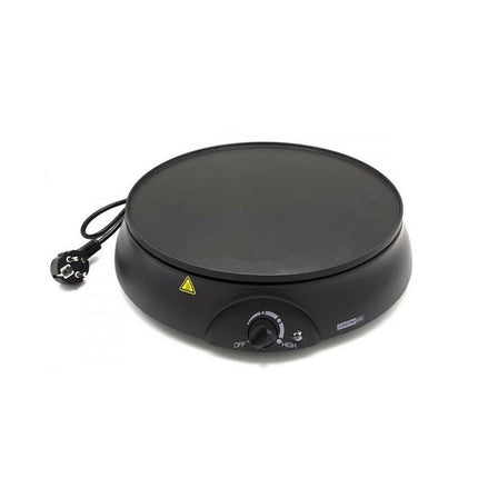 Crepiera elettrica 1000 watt piastra antiaderente per crepes pancake ø 30 cm - enzoled